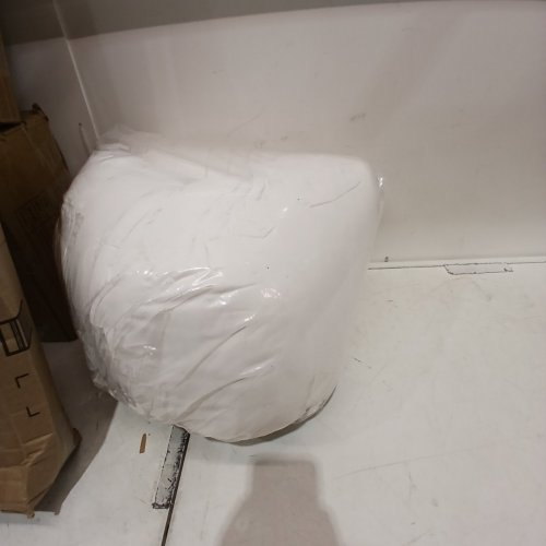 CHILLING HOME PLUSH BODY PILLOW - 48" X 12" - WHITE image 5