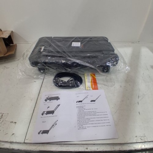 VEVOR PORTABLE HAND TRUCK - 500 LBS MAX/CAP - BLACK (MODEL: L01) image 2