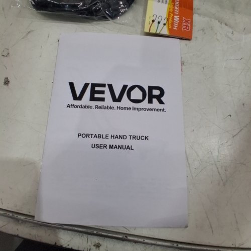 VEVOR PORTABLE HAND TRUCK - 500 LBS MAX/CAP - BLACK (MODEL: L01) image 3