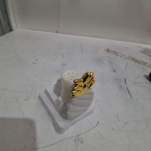 SCENTSATIONALS SCENT CHARM CERAMIC DIFFUSER / PLUG-IN FRAGRANCE DIFFUSER - WHITE / GOLD / PINEAPPLE image 5