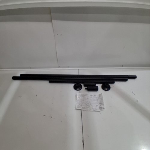ZIPGLO ADJUSTABLE HEAVY DUTY NO DRILLING SPRING TENSION CURTAIN RODS-51" - 128"-BLACK image 2