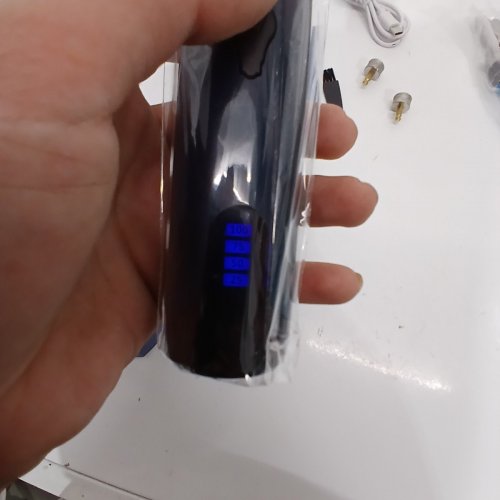 2PC YABIFE RECHARGEABLE ELECTRIC PET NAIL GRINDER AND CLIPPER KIT - BLACK/BLUE image 3