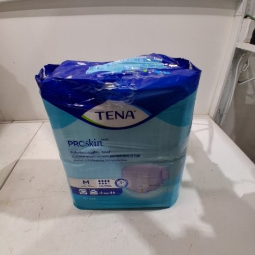 40PK UNISEX TENA PROSKIN FULLY BREATHABLE BRIEF - MEDIUM - WHITE image 2