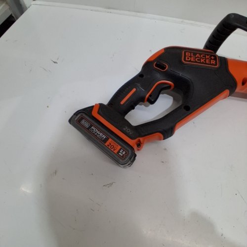 BLACK+DECKER CORDLESS STRING TRIMMER - 2 SPEED - 20V MAX - 12" - ORANGE/BLACK (MODEL: LST522) image 2