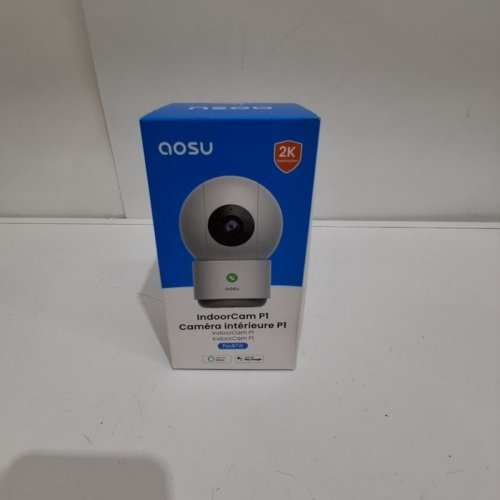 AOSU 2K INDOORCAM P1 BABY/PET CAMERA, 360 DEGREE FOR HOME SECURITY, WHITE (MODEL: C2E) image 2