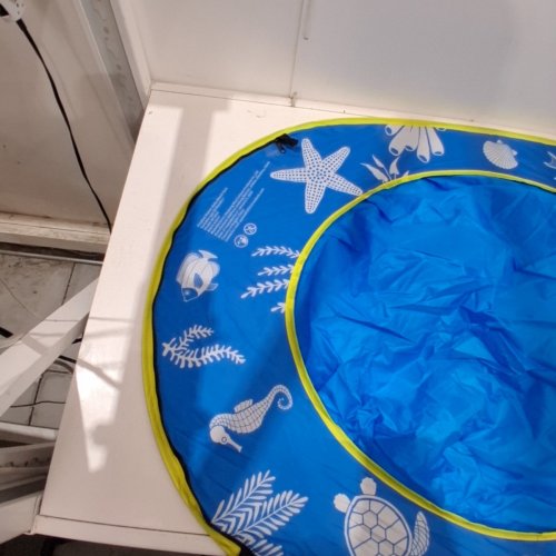 FOLDABLE BEACH BABY TENT WITH CARRYING BAG - 24 MONTHS+ - BLUE (MODEL: KF1002) image 3