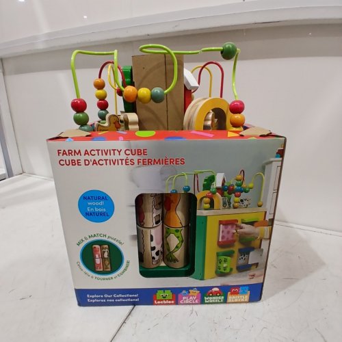 B. TOYS WOODEN ACTIVITY CUBE WITH ALPHABET EDUCATIONAL FOR TODDLERS, KIDS 1 YEAR+ - MULTICOLORED (MODEL: CH1040-01) image 5