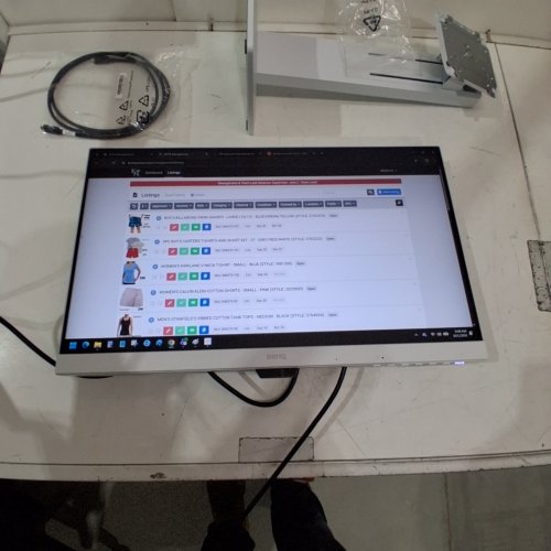 BENQ OFFICE USB HUB MONITOR CODING MODE, IPS, EYE-CARE TECH, ADAPTIVE BRIGHTNESS, HEIGHT ADJUSTABLE, NOISE-CANCELLING MIC, DAISY CHAIN, USB-C - 24" - 1080P - WHITE (MODEL: GW2486TC) image 2