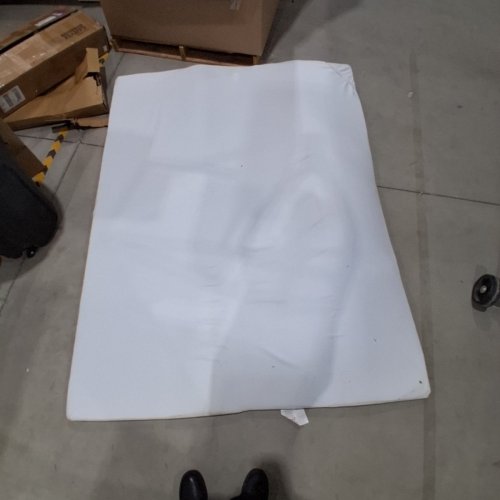 FOAM MATTRESS topper - QUEEN 60" X 80" X 2" - WHITE image 2