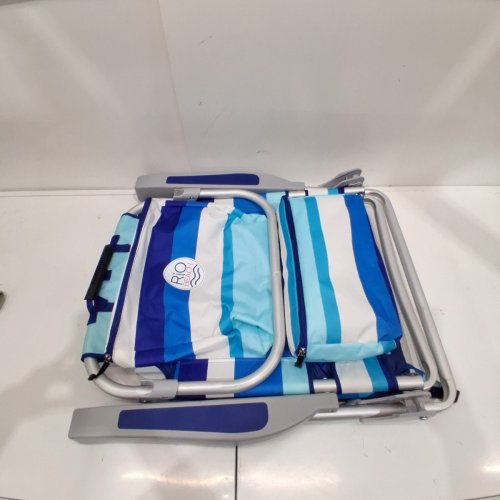 RIO BEACH BACKPACK BEACH CHAIR - 25" X 24" X 30" - BLUE (MODEL: 1952275) image 2