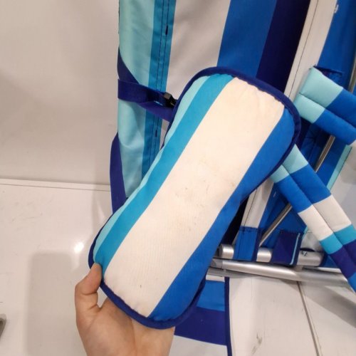 RIO BEACH BACKPACK BEACH CHAIR - 25" X 24" X 30" - BLUE (MODEL: 1952275) image 5