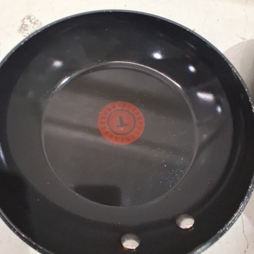 3PC T-FAL NON-STICK FRYING PANS - BLACK image 3