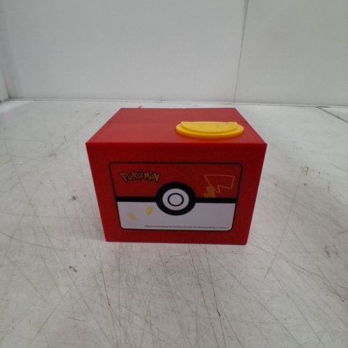POKEMON PIKACHU COIN GRABBER BANK - 5" x 4" - RED/YELLOW image 3