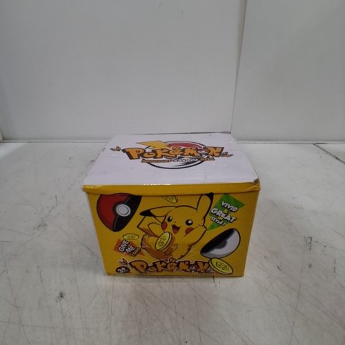 POKEMON PIKACHU COIN GRABBER BANK - 5" x 4" - RED/YELLOW image 5