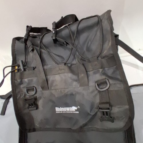 RHINOWALK MOTORCYCLE LUGGAGE BAG- 26 L - BLACK image 3