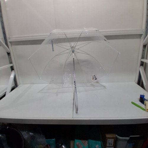 AMAZON BASICS UMBRELLA - 35" - CLEAR image 2
