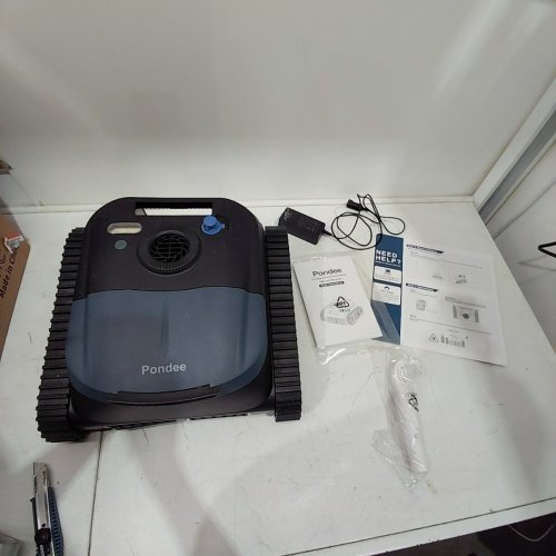 PONDEE ATLASROBO X5 POOL VACUUM ROBOT - WALL AND WATERLINE CLEANING ROBOT WITH INTELLIGENT ROUTE PLANNING - FOR POOLS UP TO 3229 SQ. FT - CORDLESS POOL CLEANER - BLUE (MODEL: X5) image 3