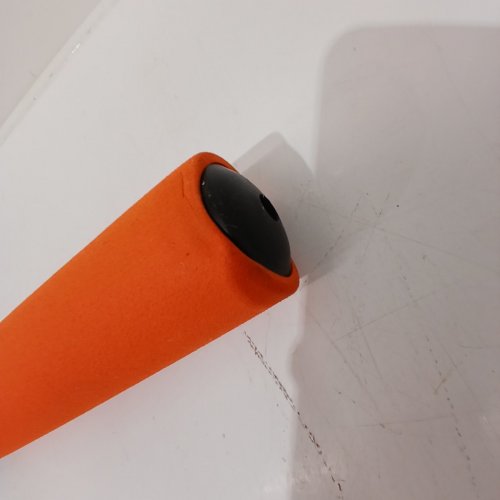 SISUPASSIE TELESCOPIC ROTATABLE EXTENSION POLE WITH CLEANING PAD & WIPER - 24FT - ORANGE / BLACK image 3