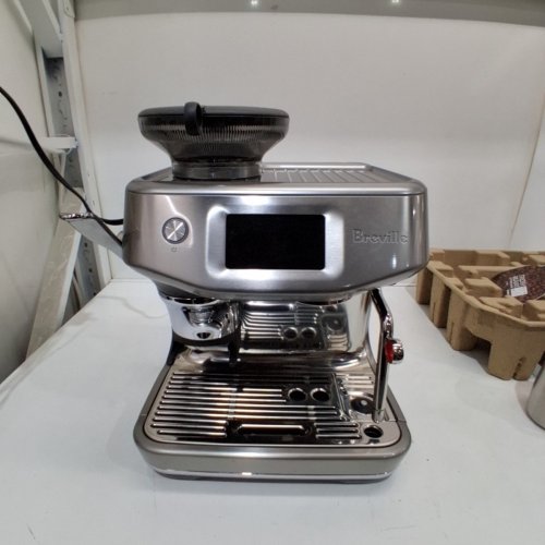 BREVILLE THE BARISTA TOUCH IMPRESS ESPRESSO MACHINE WITH BUILT-IN GRINDER & MILK FROTHER - COFFEE MAKER WITH GRINDER - BRUSHED STAINLESS STEEL (MODEL: BES881) image 3