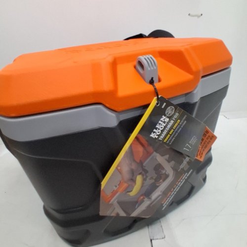 KLEIN TOOLS TRADESMAN PRO TOUGH BOX COOLER - 17QT - ORANGE/GREY (MODEL: 55600) image 3