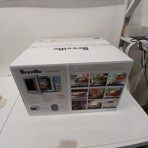 BREVILLE THE SMOOTH WAVE MICROWAVE OVEN WITH SENSOR IQ AND CHILD LOCK - 1.2 CU.FT - BRUSHED STAINLESS STEEL (MODEL: BMO850BSS) image 6