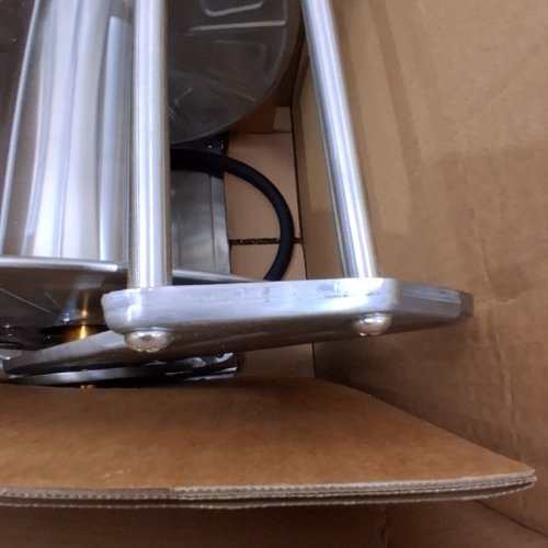 VEVOR STAINLESS STEEL WALL MOUNTED MANUAL GARDEN HOSE REEL - HOLDS 150FT 5/8" HOSE - SILVER (MODEL: ‎HL-SW-8E) image 3
