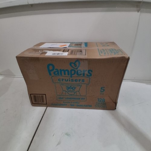 128PK PAMPERS CRUISERS 360 DIAPERS - SIZE 5 (27LB+) image 2