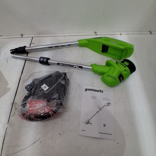 GREENWORKS CORDLESS 40V STRING TRIMMER - 12" - GREEN/BLACK (MODEL: STF309) image 2