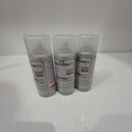 3 MR HOBBY MR.SUPER CLEAR UV CUT MATT FINISHING SPRAY - 68 ML image 2