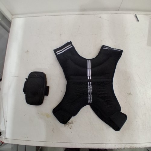 WEIGHTED VEST WITH REFLECTIVE STRIPE - 30LBS - BLACK (MODEL: JS-VEST005-4) image 3
