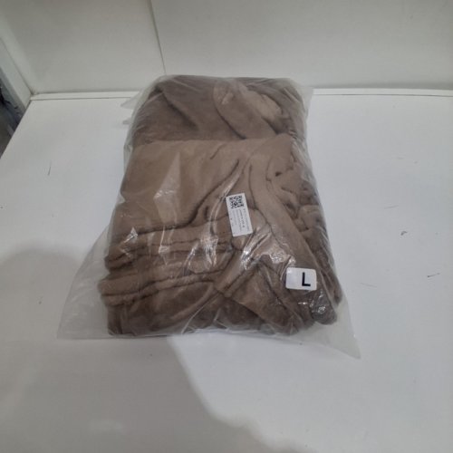 2PC WOMENS SOFT LONG SLEEVE TOP AND PANTS SET - EXTRA LARGE - BROWN image 2