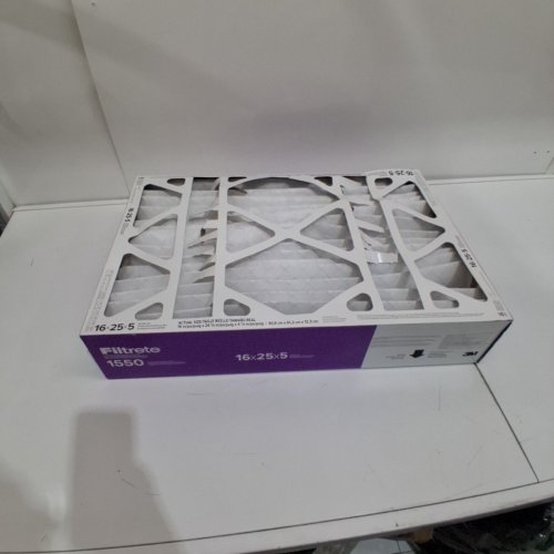FILTRETE 16X25X5 MPR 1550 PLEATED AC FURNACE AIR FILTER, HEALTHY LIVING ALLERGEN REDUCTION, image 3