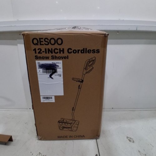 QESOO BRUSHLESS SNOW SHOVEL COMPATIBLE WITH DEWALT 20V BATTERY *TOOL ONLY* - 12" - BLUE / GREY (MODEL: WRSSDW) image 7