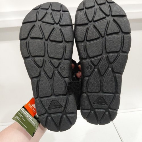 MEN'S OZARK TRAIL VELCRO SPORT SANDALS - SIZE 9 - BLACK (STYLE: 19BALIM26) image 5