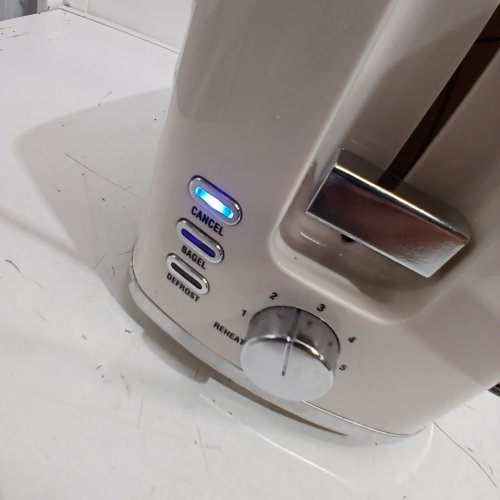 WIDE 2-SLOT TOASTER WITH CANCEL BUTTON - 120 V - WHITE image 2