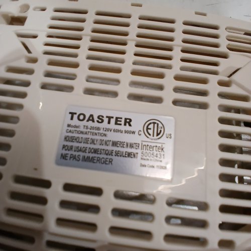 WIDE 2-SLOT TOASTER WITH CANCEL BUTTON - 120 V - WHITE image 3