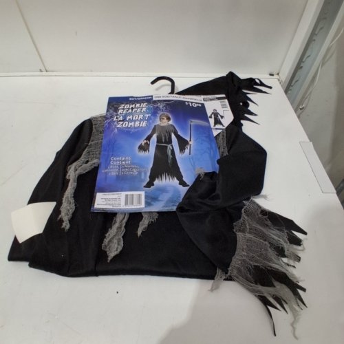 2PC BOYS PARTYHOLIC ZOMBIE REAPER COSTUME - OSFM - BLACK image 2
