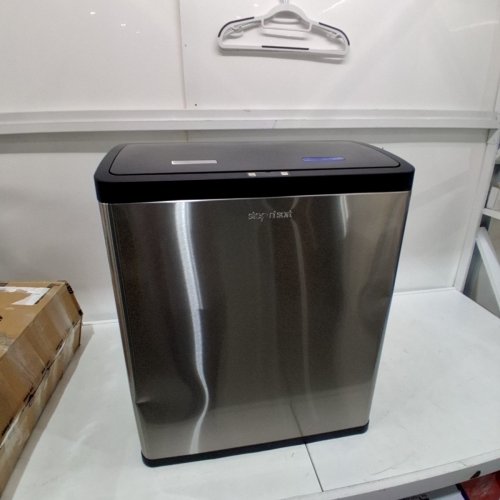 STEP N' SORT MOTION SENSOR DUAL TRASH AND RECYCLING BIN WITH REMOVABLE INNER BINS - 60L - STAINLESS STEEL - (MODEL: SN900602) image 3