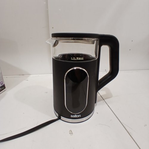SALTON COOL TOUCH DIGITAL TEMPERATURE-CONTROL KETTLE W/ LED DISPLAY & TOUCH CONTROL, 1.5L - BLACK image 3