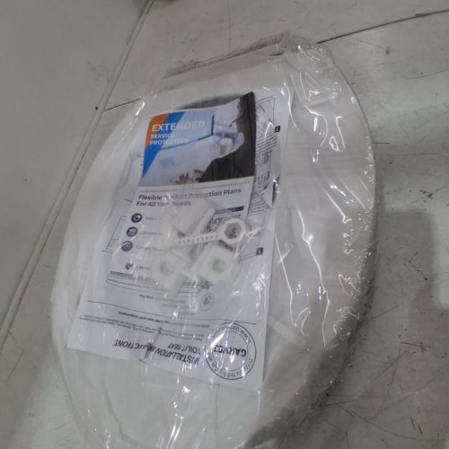 GARVEE ELONGATED TOILET SEAT WITH TODDLER SEAT - 19" - WHITE (MODEL: PHO_0VP6OQUI) image 3