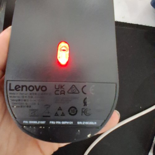 LENOVO WIRED USB MOUSE - BLACK (MODEL: 300 USB / NB-0009) image 2