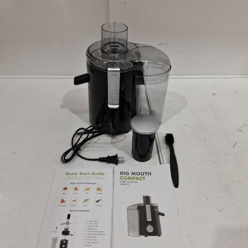 SIFENE BIG MOUTH CENTRIFUGAL JUICER - 350W - BLACK (MODEL: AMR512S) image 4