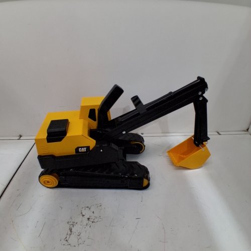 CAT TRACKED TOY REAL STEEL BODY, WORKING METAL BUCKET & TREADS EXCAVATOR - 20" - YELLOW / BLACK (ITEM: 82892 3AM01) image 2
