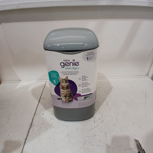 LITTER GENIE EASY ROLL PAIL - 8 DAY CAPACITY - 17.5" - GREY - (MODEL: I000371) image 2