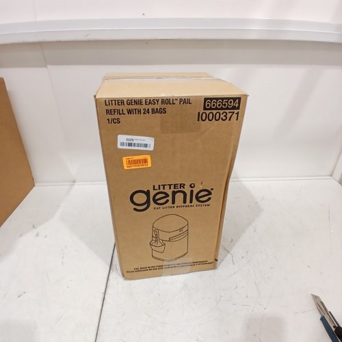 LITTER GENIE EASY ROLL PAIL - 8 DAY CAPACITY - 17.5" - GREY - (MODEL: I000371) image 4