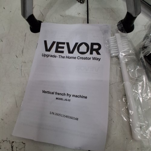 VEVOR MANUAL COMMERCIAL FRENCH FRY POTATO CUTTER WITH EXTRUDER PRESS MACHINE - STAINLESS STEEL - 8.46" X 7.48" X 23.23" - SILVER (MODEL: JG-32) image 4