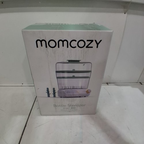 MOMCOZY TRIPLE LAYER BOTTLE STERILIZER AND DRYER BOTTLE STERILIZER COMBO - HOLDS 4 BOTTLES - GREEN/WHITE (MODEL: BS01) image 6