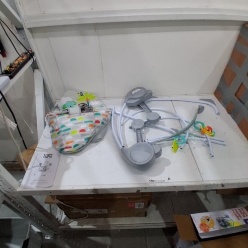BRIGHT STARTS PLAYFUL PARADISE AUTOMATIC BABY SWING WITH MUSIC - MULTI COLOR (MODEL: 13069-MEES / 01185) image 3