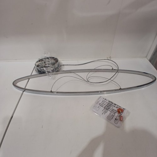 CANARM LAILA ADJUSTABLE LED CHROME OVAL CHANDELIER - 37" - 1600LUMENS / 3000K - CHROME GREY (MODEL: LCH193A37) image 2