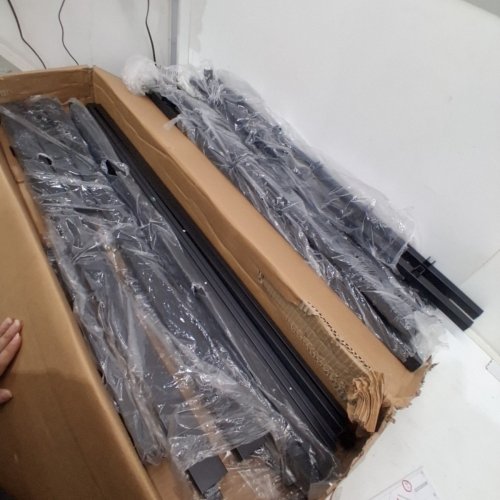 DUMMUP HEAVY DUTY METAL PLATFORM NO BOX SPRING NEEDED BED FRAME - KING - 16" HIGH - BLACK (MODEL: YC-003-K) image 3